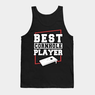 Best Cornhole Player Funny Cornhole Player Vintage Tank Top